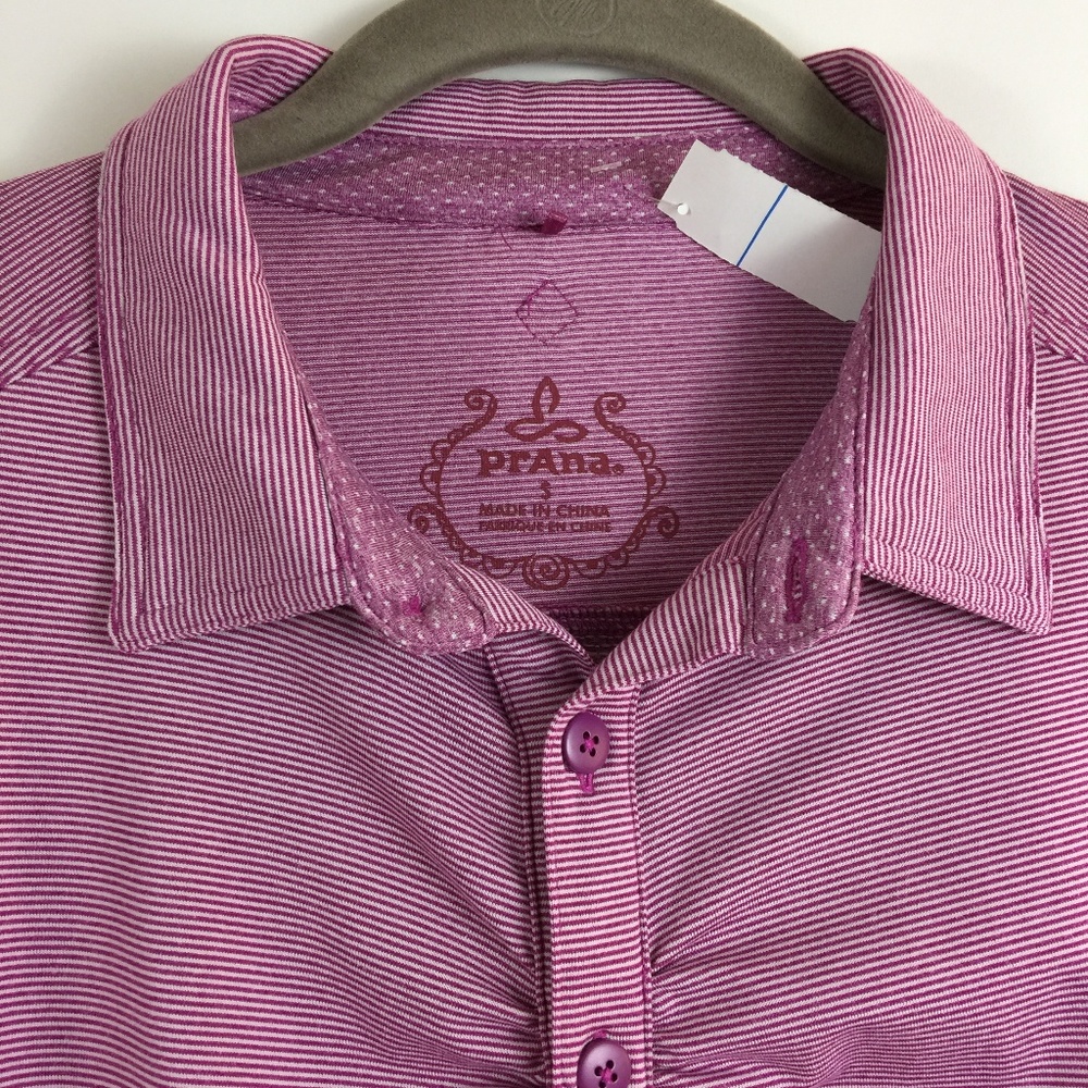 prAna Short Sleeve Pinstripe & Pin Dot Dress - Picture 4 of 8